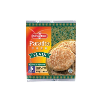 SPRING HOME Indisches Fladenbrot (แผ่นแป้งโรตี ชนิดธรรมดา สปริงโฮม) 325g - Ohayo Asia Shop