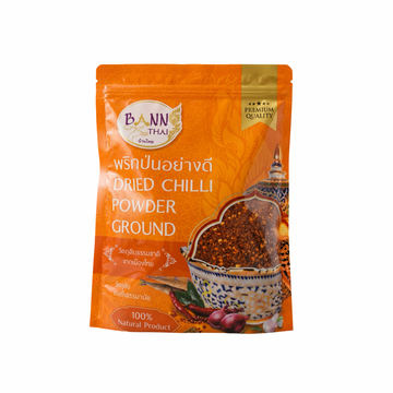 BAAN THAI Getrocknetes Chilipulver (พริกป่น บ้านไทย) 500g - Ohayo Asia Shop