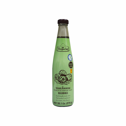 MEGACHEF Premium Vegane Austernsauce auf Shiitake-Basis (ซอสเห็ดหอม ซอสหอยนางรมเจ เมกาเชฟ) 570g - Ohayo Asia Shop