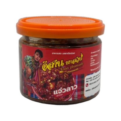 ESAN PHASUAB Scharfer fermentierter Fisch-Dip (แจ่วบอง อีสานพาสวบ) 150g