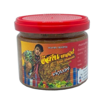ESAN PHASUAB Scharfer fermentierter Fisch-Dip (แจ่วบอง อีสานพาสวบ) 150g - Ohayo Asia Shop