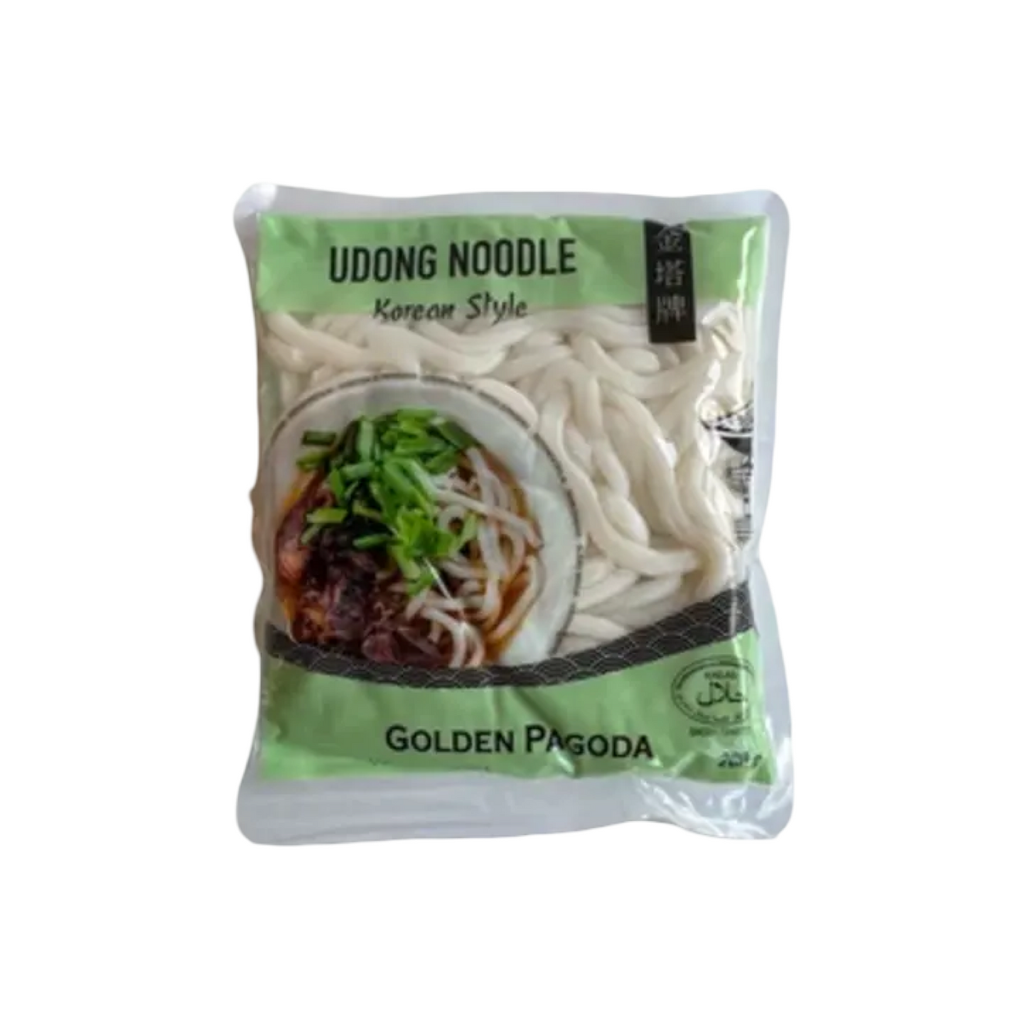 GOLDEN PAGODA Udon-Nudeln Koreanischer Stil (เส้นอุด้งสไตล์เกาหลี เจดีย์ทอง) 200g