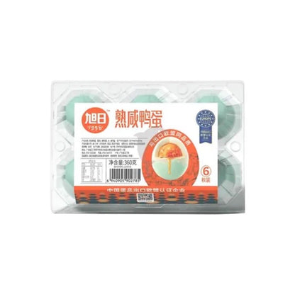 XU RI Gekochte gesalzene Enteneier (6 Stück) (ไข่เค็ม ซูรี) 360g