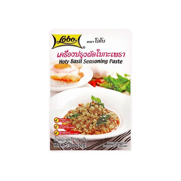 LOBO Paste für gebratenes Basilikum (เครื่องปรุงผัดใบกะเพรา โลโบ) 50g - Ohayo Asia Shop