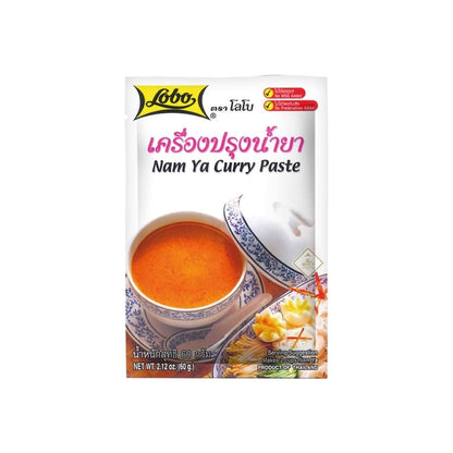 LOBO Nam Ya Curry Paste (เครื่องปรุงน้ำยา โลโบ) 60g