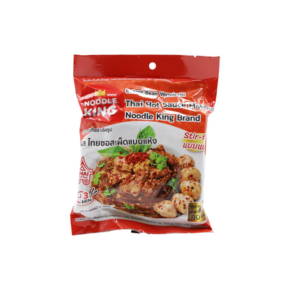 NOODLE KING Glasnudeln-Instant Stir-fry mit thailändischer scharfer Sauce (วุ้นเส้น รสไทยซอสเผ็ด นูดเดิ้ลคิง) 80g