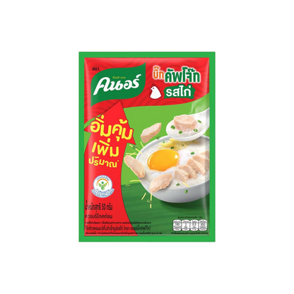 KNORR Instant-Reisporridge mit Hühnerfleisch-Geschmack (โจ๊กซอง รสไก่ คนอร์) 50g