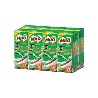 MILO Schokoladen-Malzgetränk (UHT) (นมยูเอชที รสช็อกโกแลตมอลต์ ไมโล) 8x165ml