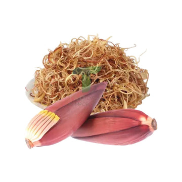 Frische  geschnittene Bananenblüten (หัวปลีซอย) 100g - Ohayo Asia Shop