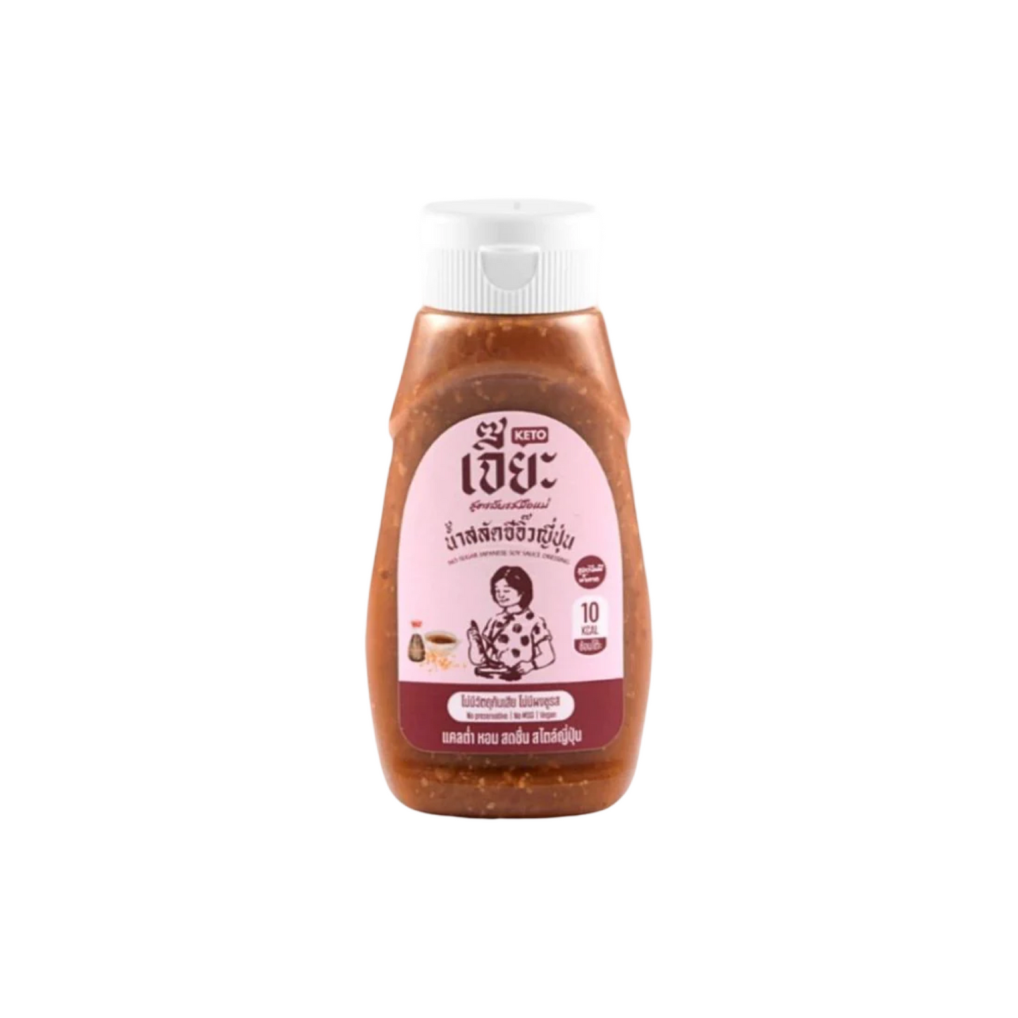 JEA KETO Japanisches Sojasauce-Dressing (น้ำสลัดซีอิ๊วญี่ปุ่น คีโต เจี๊ยะ) 340g