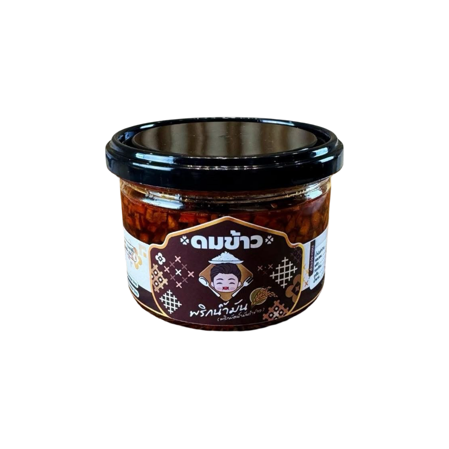 DOMKAO Gebratene Chili-Paste (พริกน้ำมัน พริกผัดน้ำมันรำข้าว ดมข้าว) 200g