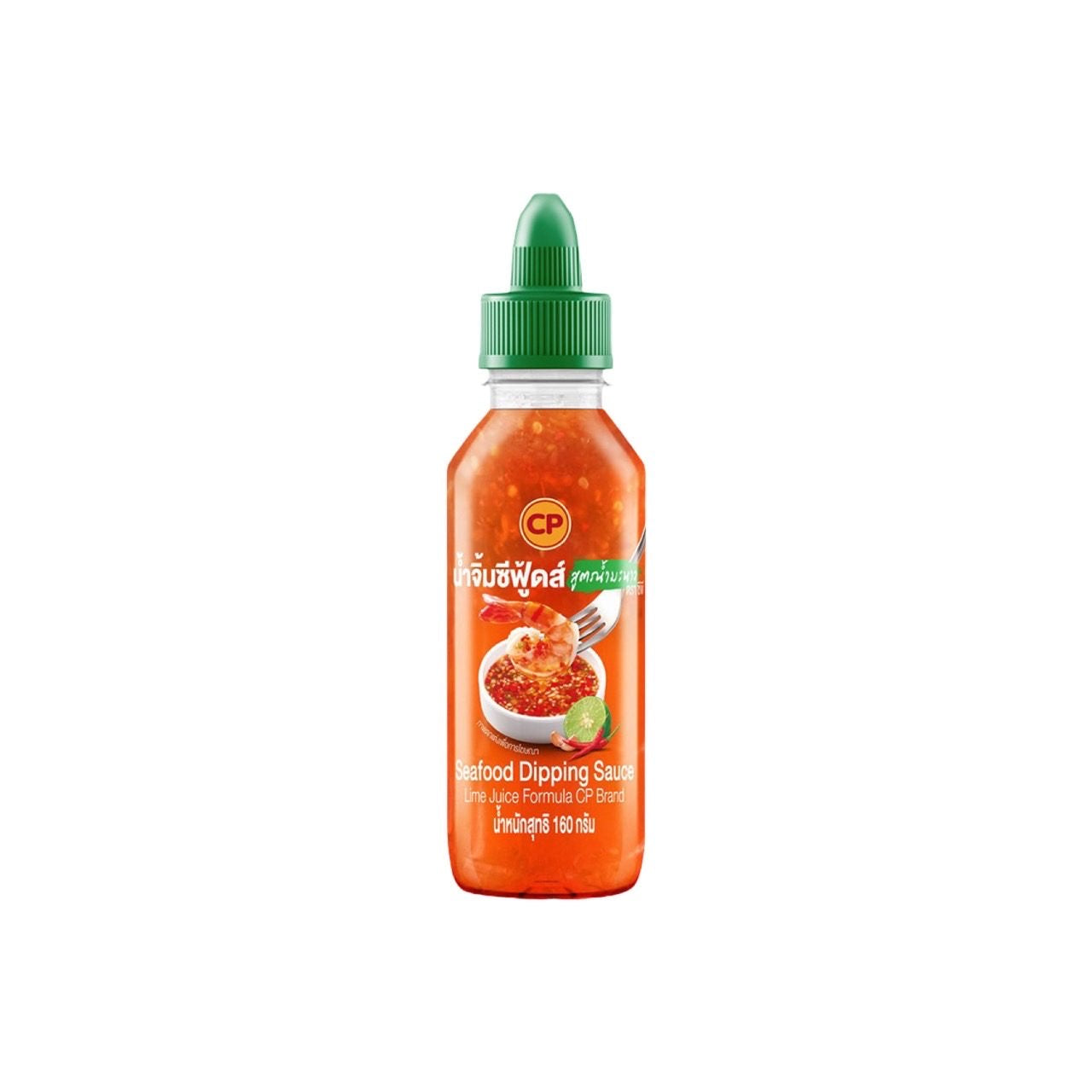 CP Scharfe Thai-Meeresfrüchte-Dip-Sauce (น้ำจิ้มซีฟู้ดส์ ซีพี) 160g