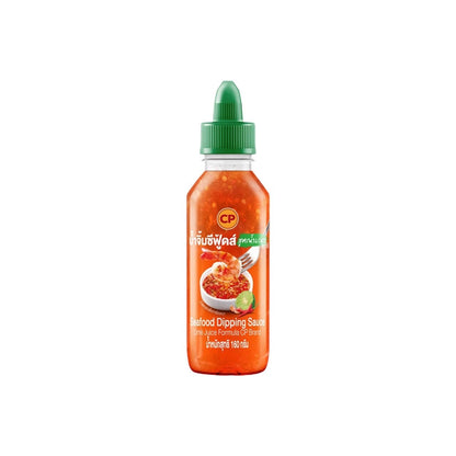 CP Scharfe Thai-Meeresfrüchte-Dip-Sauce (น้ำจิ้มซีฟู้ดส์ ซีพี) 160g