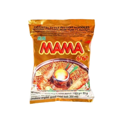 MAMA Instant-Nudeln mit cremige Tom-Yum-Garnelengeschmack (รสต้มยำกุ้งน้ำข้น มาม่า) 60g