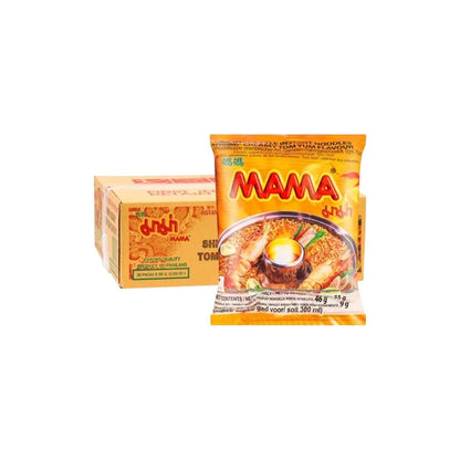MAMA Instant-Nudeln mit cremige Tom-Yum-Garnelengeschmack (รสต้มยำกุ้งน้ำข้น มาม่า) 30x60g