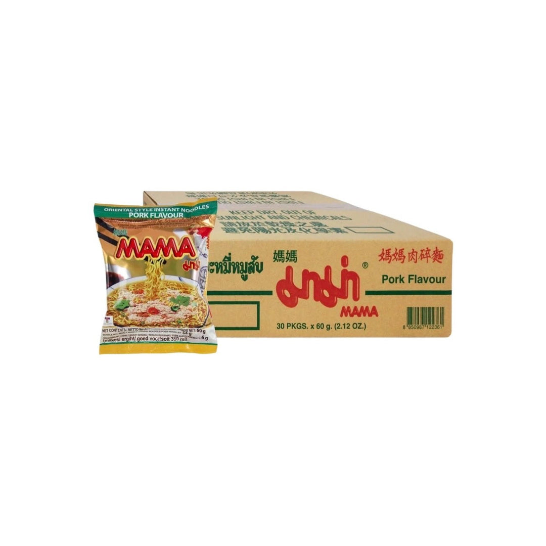 MAMA Instantnudeln Schweinefleisch 30x60g
