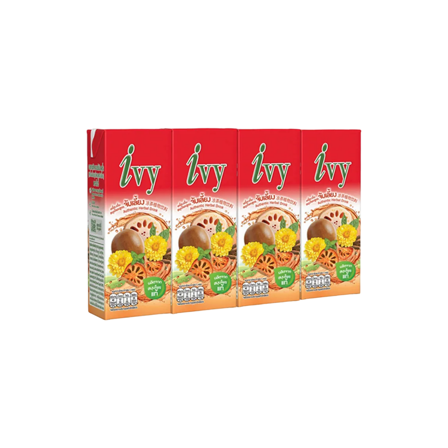 IVY Authentisches Kräutergetränk (น้ำจับเลี้ยง ไอวี่) 4x170ml