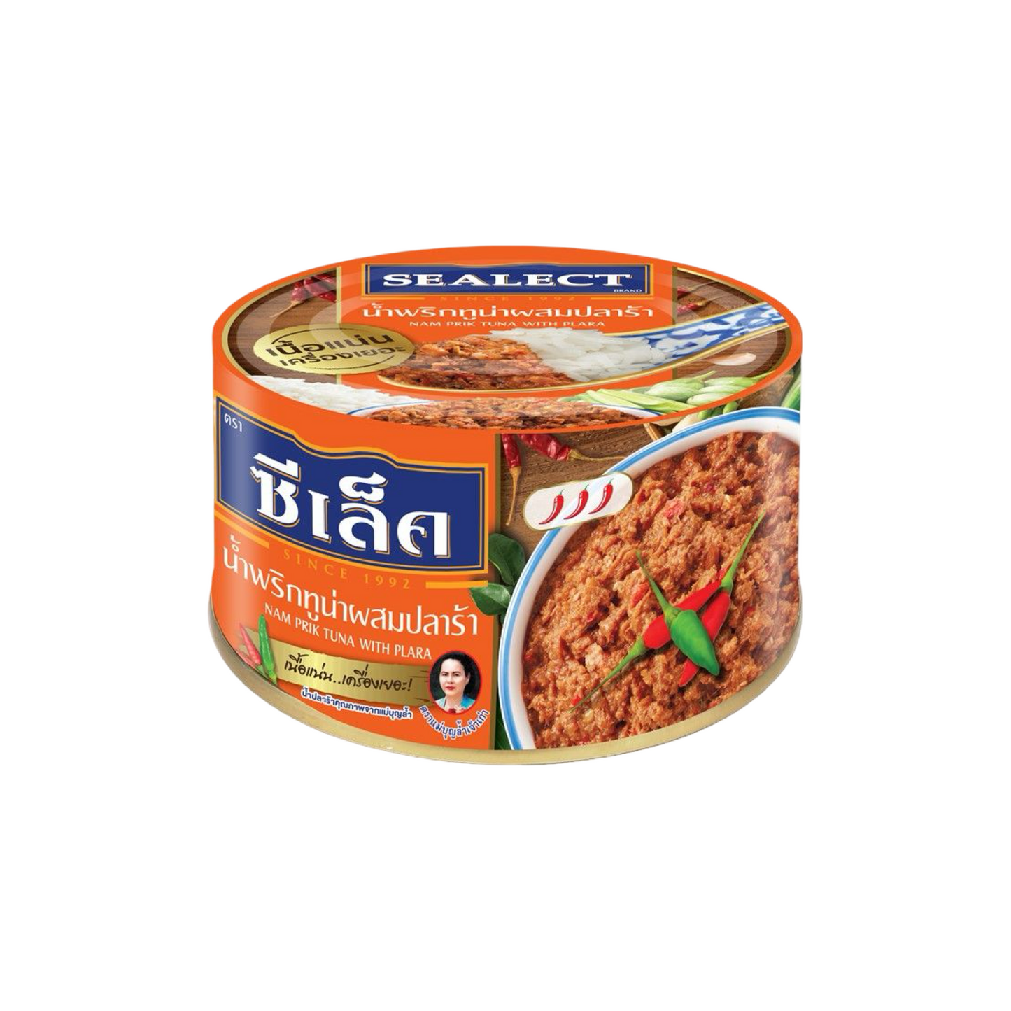 SEALECT Scharfe Thunfisch-Paste mit fermentierter Fischsauce (น้ำพริกทูน่าผสมปลาร้า ซีเล็ค) 85g