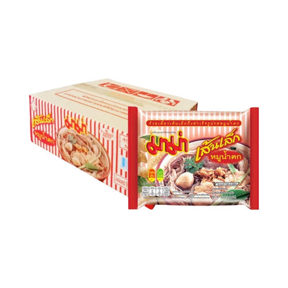 MAMA Reisnudeln mit Schweinefleisch-Nam-Tok-Geschmack (เส้นเล็กหมูน้ำตก มาม่า) 30x55g