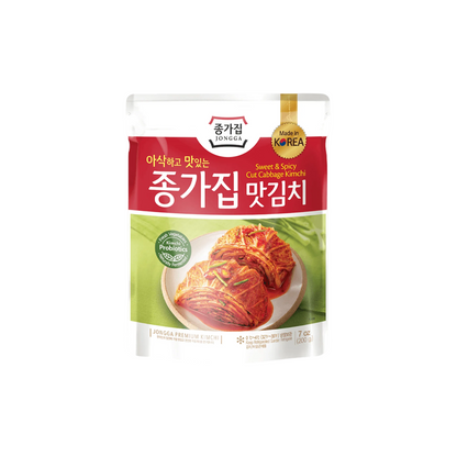 JONGGA Mat Kimchi (กิมจิผักกาดขาวหั่น จงกา) 200g