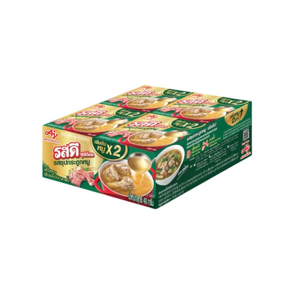 ROSDEE Suppenwürfel mit intensivem Schweineknochen-Geschmack (ซุปก้อน รสซุปกระดูกหมู รสดี) 12x40g