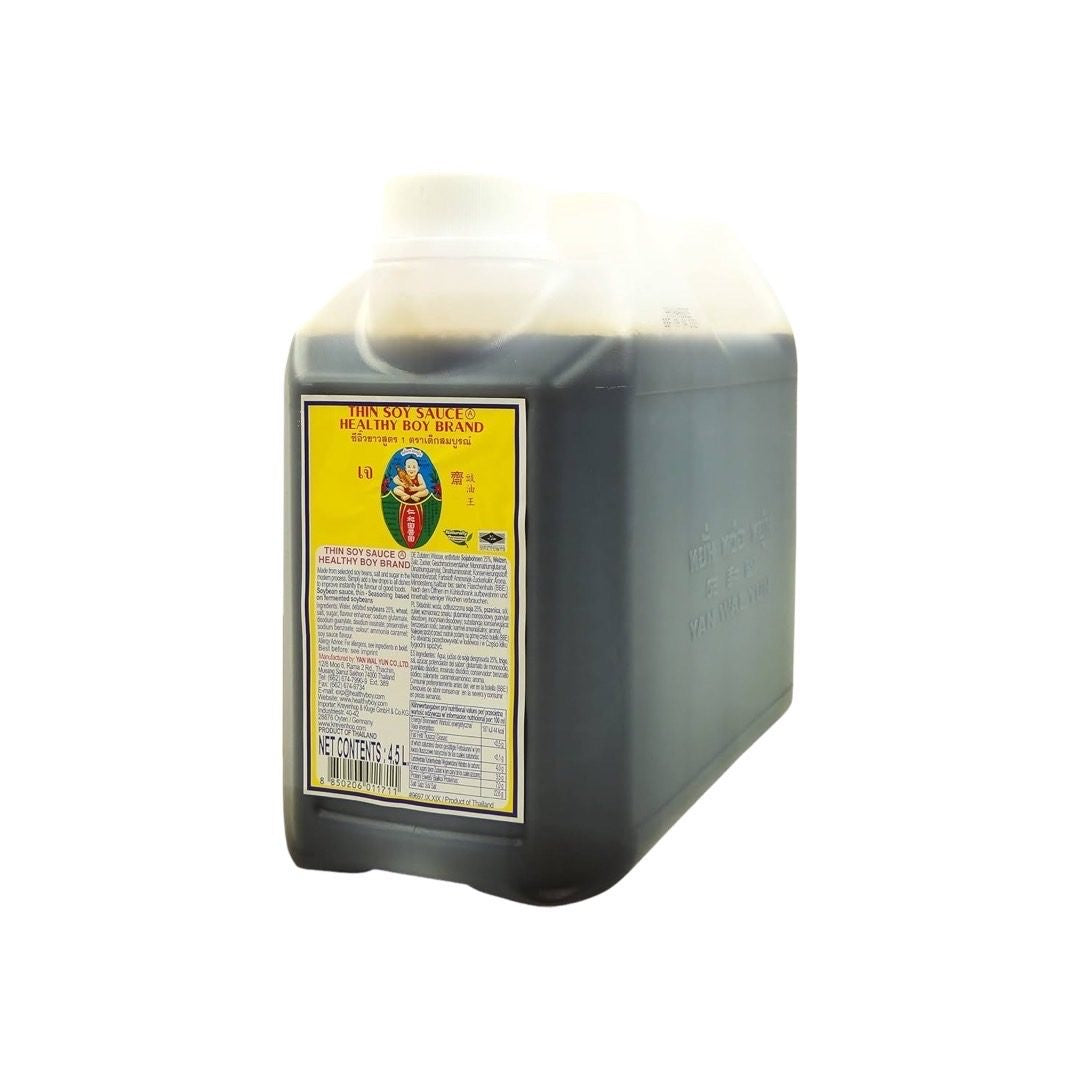 HEALTHY BOY Helle Sojasauce Formel 1 (ซีอิ๊วขาวสูตร 1 เด็กสมบูรณ์) 4,5 Liter