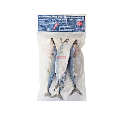 MULACKAL Indische Makrele Ganz U5 (ปลาทูเต็มตัวแช่แข็ง มูลาคัล) 1000g