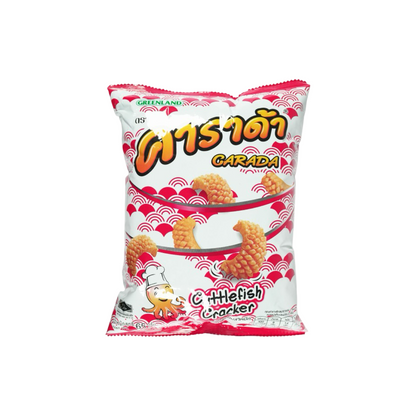 CARADA Knusprige Reisbällchen mit Tintenfischgeschmack (รสปลาหมึก คาราด้า) 65g
