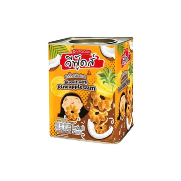 VFOODS Ananas-Kekse (คุกกี้กะทิสับปะรด วีฟู้ดส์) 400g - Ohayo Asia Shop