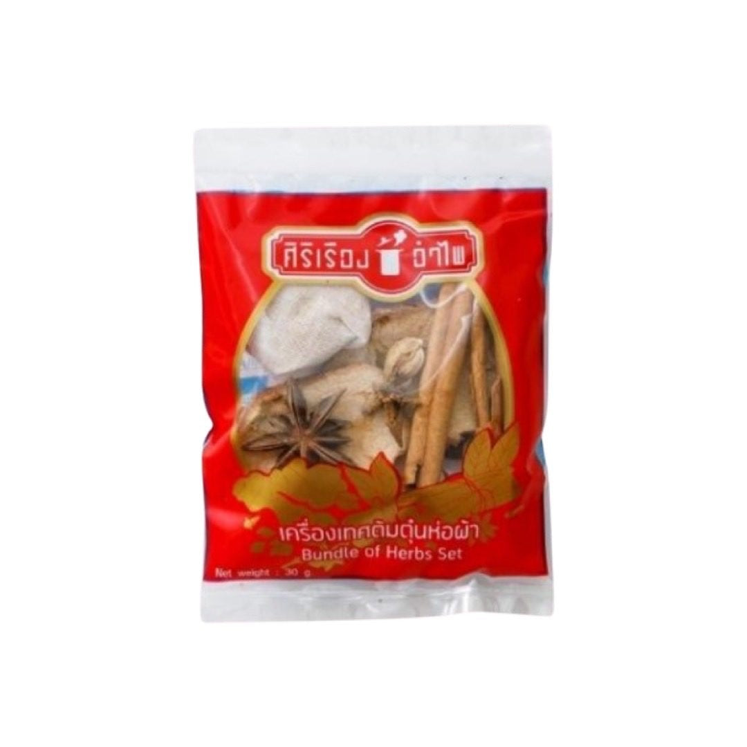 SIRIRUANG AMPAI Gewürzmischung für Suppen und Eintöpfe im Beutel (เครื่องเทศต้มตุ๋น ศิริเรืองอำไพ) 30g