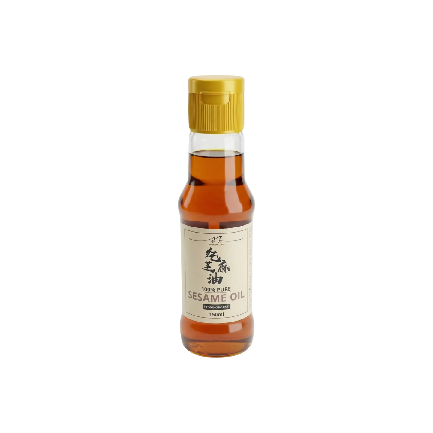 TWIN DRAGON 100% Reines Sesamöl (น้ำมันงาบริสุทธิ์ 100% มังกรคู่) 150ml