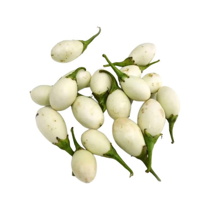 Weiße "Turtle Egg" Auberginen (มะเขือไข่เต่าขาว) 100g
