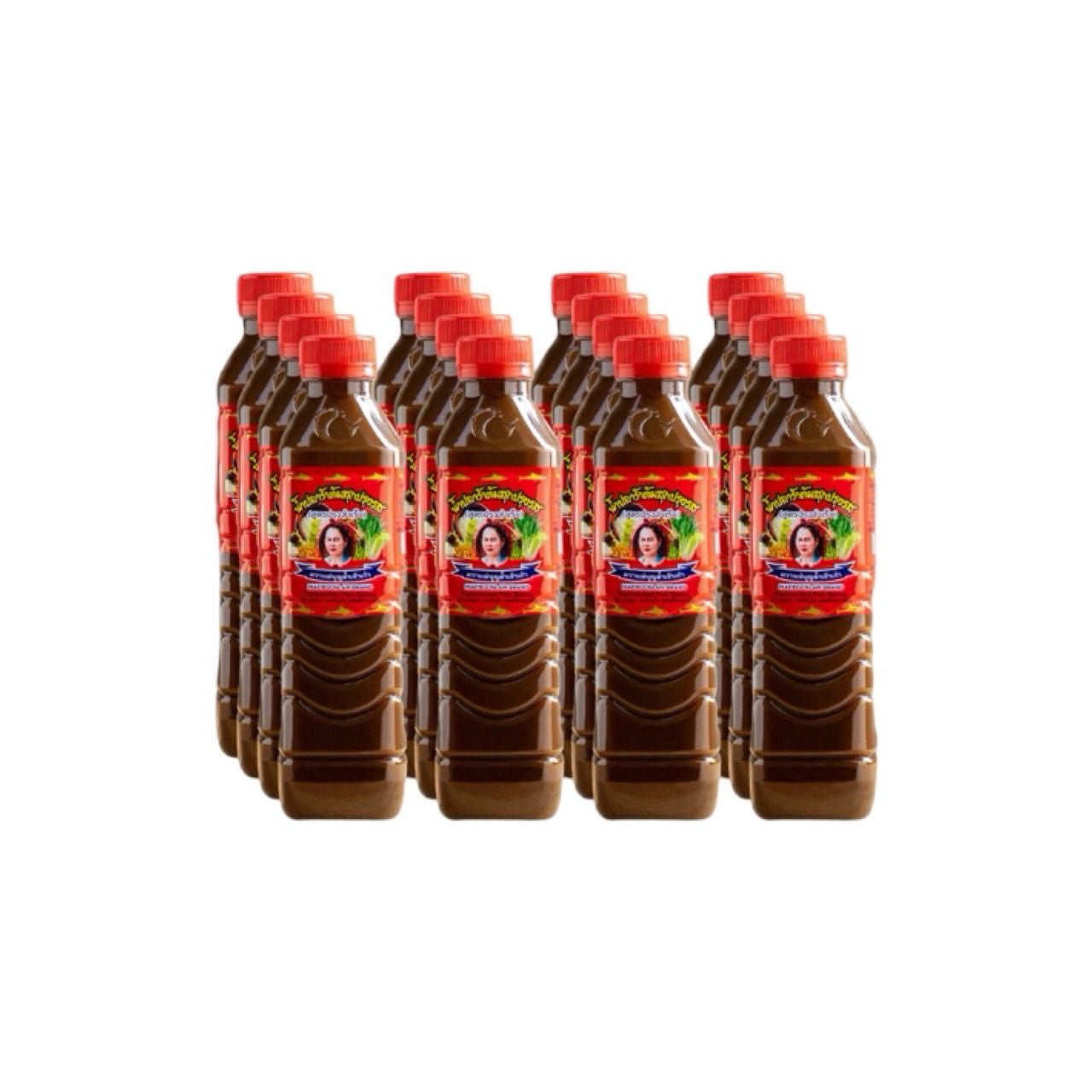 MAEBOONLAM Gewürzte fermentierte Fischsauce (น้ำปลาร้า ฉลากไทย แม่บุญล้ำ) 12x400ml