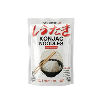 TWIN DRAGON Konjak-Spaghetti (เส้นบุกสปาเก็ตตี้ ทวินดราก้อน) 250g