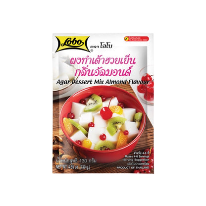 LOBO Mandel-Pudding-Mischung (ผงทำเต้าฮวยเย็น กลิ่นอัลมอนด์ โลโบ) 130g