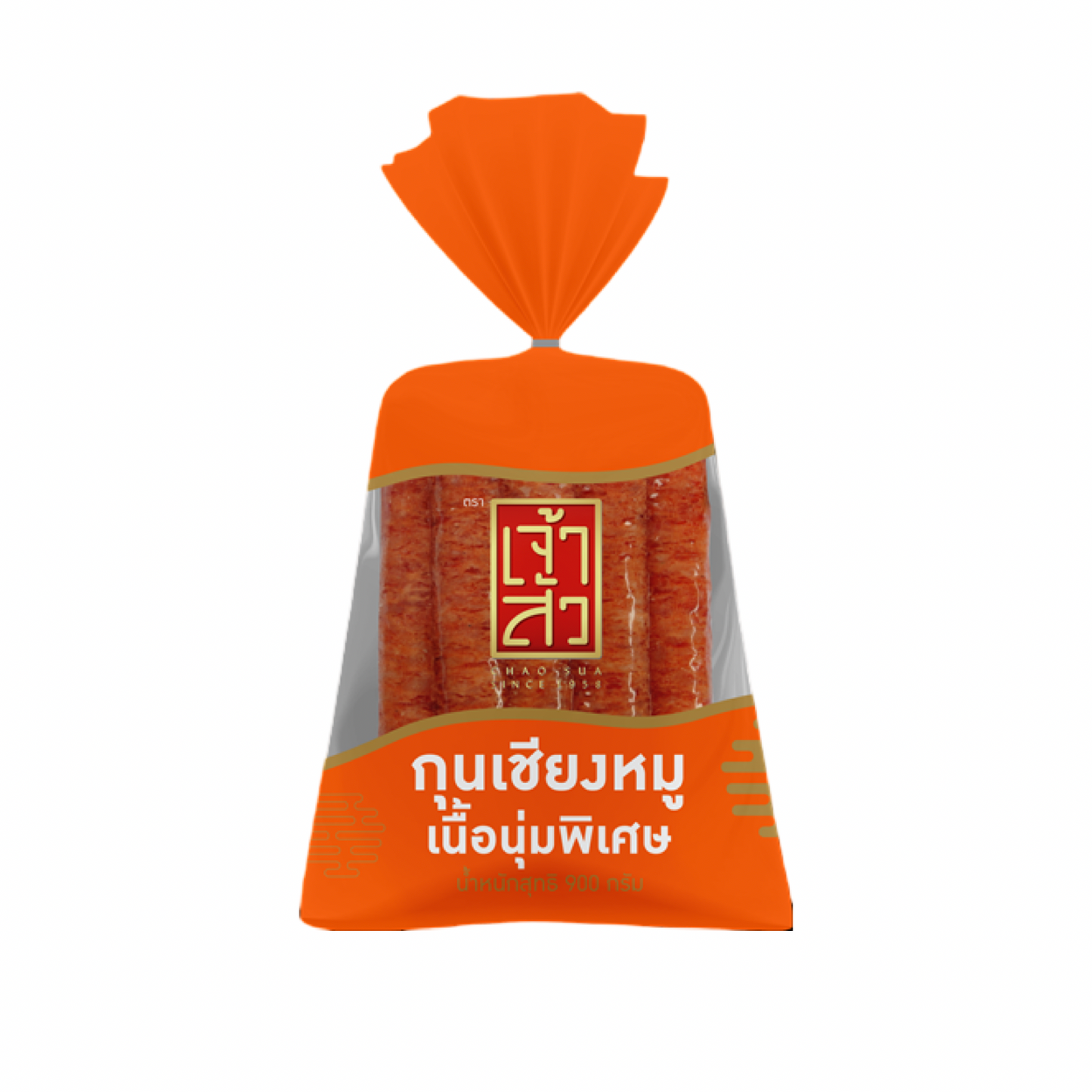 CHAOSUA Chinesische Schweinswurst - extra weich (กุนเชียงหมู เนื้อนุ่มพิเศษ เจ้าสัว) 450g