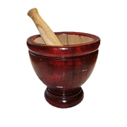 NF Mörser und Stößel aus Holz 30cm / 12" (ครกไม้พร้อมสาก เอ็นเอฟ) 1 Set