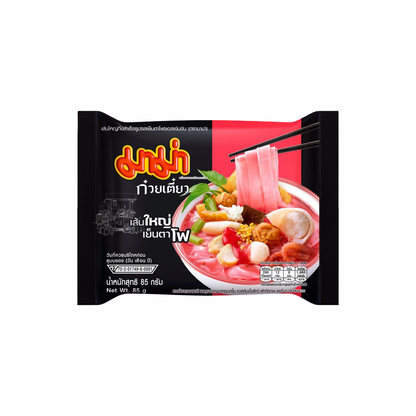 MAMA Instant-Breitreisnudeln intensive Yentafo-Sauce (เส้นใหญ่กึ่งสำเร็จรูป รสเย็นตาโฟซอสเข้มข้น มาม่า) 85g