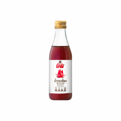 COFE Hibiskusgetränk - Rosella (น้ำกระเจี๊ยบ สูตรหวานน้อย โคฟี่) 240ml
