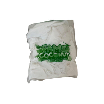 FAME Kokosnussfleisch in feinen Scheiben (มะพร้าวอ่อนขูดริ้ว เฟมโคโคนัท) 1000g - Ohayo Asia Shop
