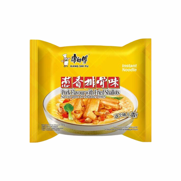 KANG SHI FU Instant Nudelsuppe Schweinefleisch mit gebratenen Schalotten (รสหมูสับหอมเจียว คังซือฝุ) 104g - Ohayo Asia Shop