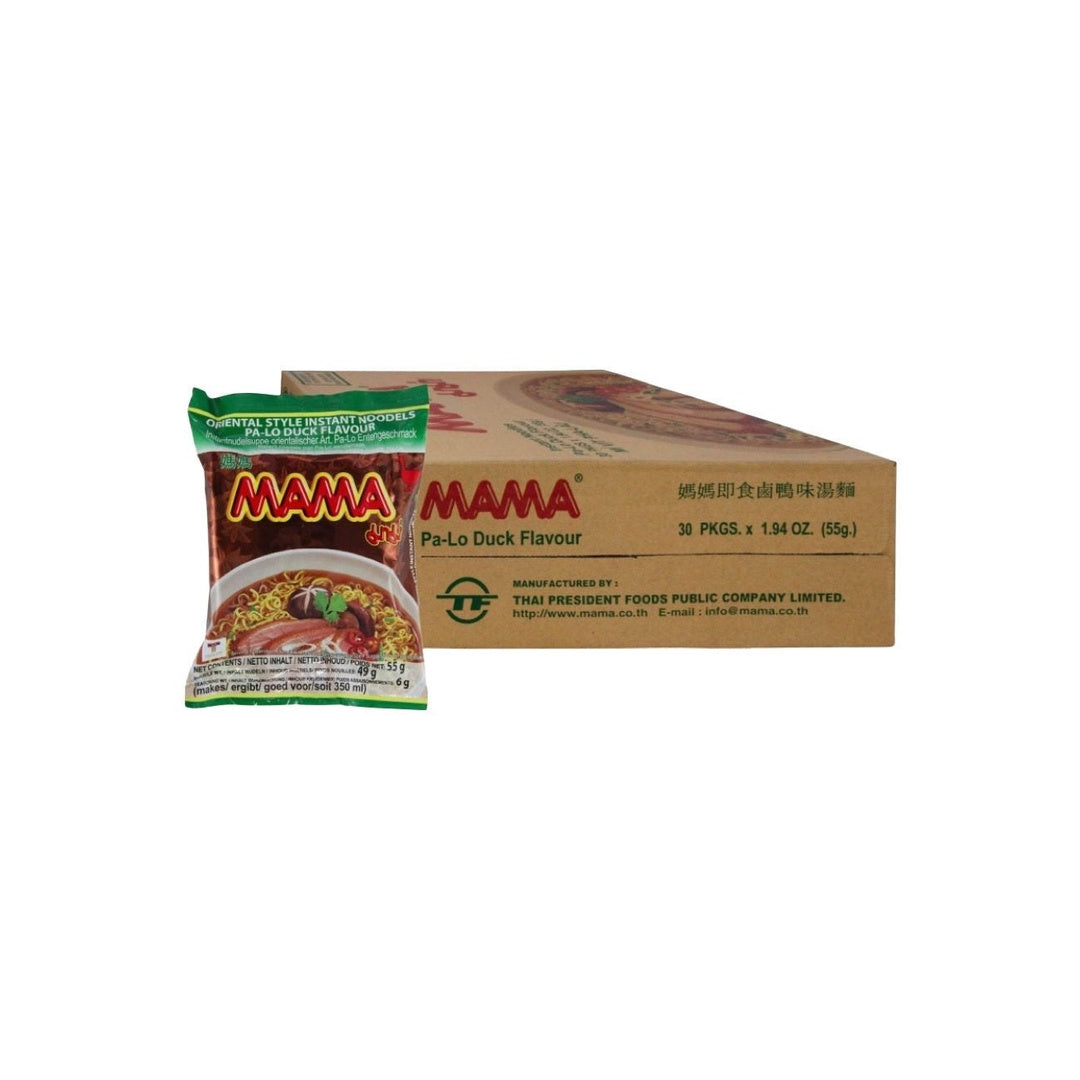 MAMA Instant Nudeln Geschmorte Ente Pa-Lo (รสเป็ดพะโล้ มาม่า) 30x55g - Ohayo Asia Shop