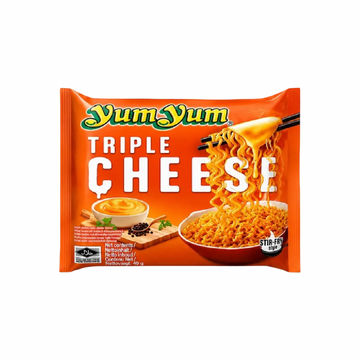 YUMYUM Instantnudeln mit Dreifach-Käsegeschmack (รสทริปเปิ้ลชีส ยำยำ) 100g - Ohayo Asia Shop