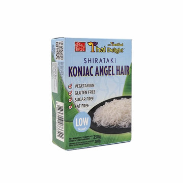 THAI DELIGHT Konjak-Nudeln Angel Hair (เส้นบุกแองเจิลแฮร์ ไทยดีไลท์) 350g - Ohayo Asia Shop