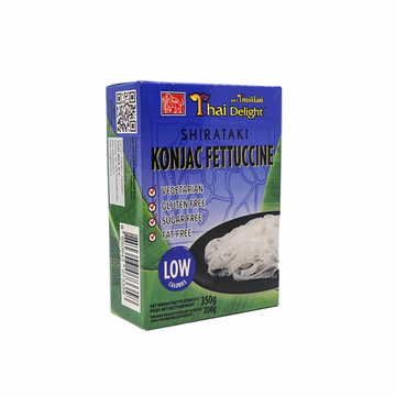 THAI DELIGHT Konjak-Nudeln Fettuccine (เส้นบุกแบน เฟตตูชินี ไทยดีไลท์) 350g - Ohayo Asia Shop