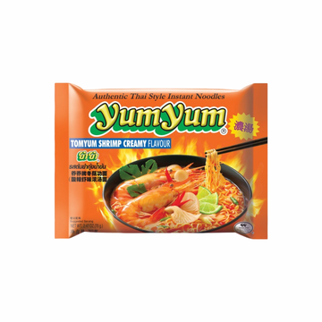 YUMYUM Instant-Nudeln Cremige Tom Yum Garnele (รสต้มยำกุ้งน้ำข้น ยำยำ) 60g - Ohayo Asia Shop