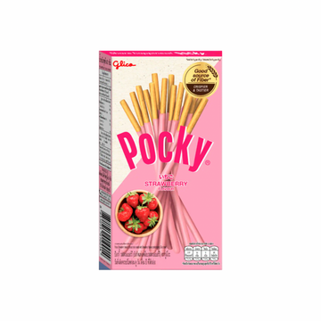 GLICO Pocky Keksstäbchen Erdbeer-Geschmack (ป๊อกกี้ รสสตรอว์เบอร์รี่ กูลิโกะ) 43g - Ohayo Asia Shop
