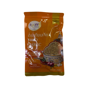 BAAN THAI Fried Knoblauch / Gerösteter Knoblauch (กระเทียมเจียว บ้านไทย) 100g - Ohayo Asia Shop