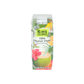 KING ISLAND 100% Kokoswasser (น้ำมะพร้าวแท้ คิงไอแลนด์) 250ml - Ohayo Asia Shop