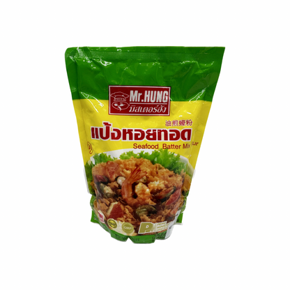 MR.HUNG Meeresfrüchte Panierteig Mehl Hoi Tod Knuspermischung (แป้งหอยทอด มิสเตอร์ฮั่ง) 500g